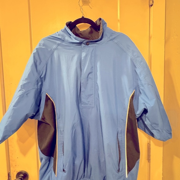 Dryjoys Footjoy 1/2 zip golf pullover size L blue - Picture 10 of 11